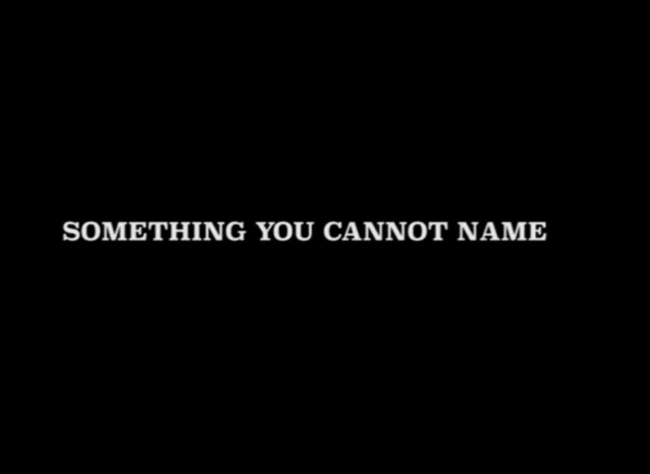 Something You Cannot Name still 4